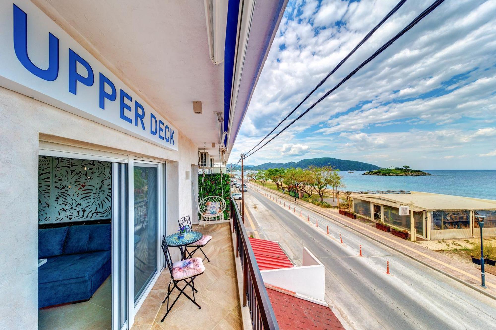 Upper Deck Apt. Apartment Nea Peramos  Ngoại thất bức ảnh
